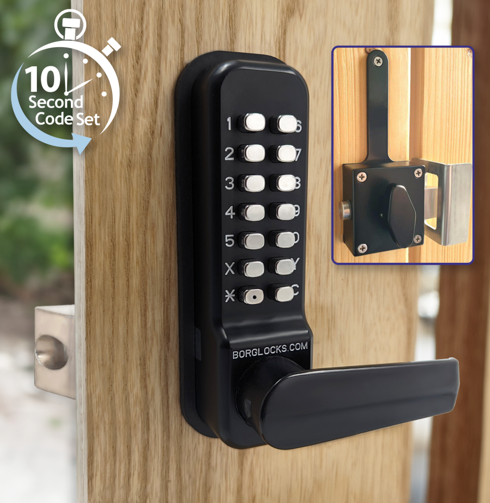 The BL4409 is a next generation garden gate security solution for a garden gate keypad lock 