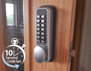 BL2000 and BL5000 series are fully mechanical pushbutton coded digital locks designed for frequent use on doors and gates