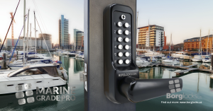 Why Borg Locks' marine-grade finishes are considered essential for long-term durability near the ocean