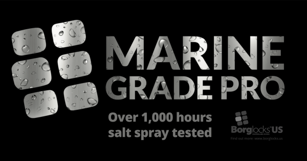 Why Borg Locks' marine-grade finishes are considered essential for long-term durability near the ocean